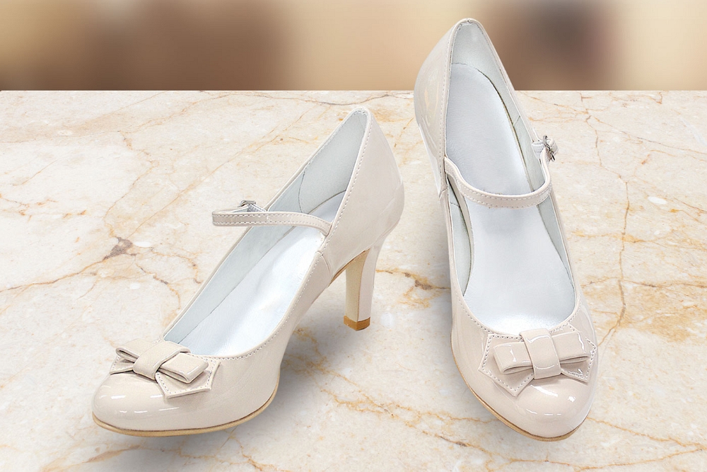 Dirndl Schuhe Mit Blockabsatz - Vintage Spitzschuhe Für Oktoberfest & Hochzeit