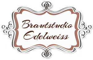 Brautstudio Edelweiss Logo. Zurück zur Startseite gehen.